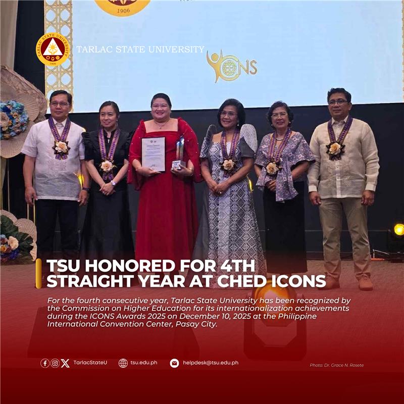 TSU honored for 4th straight year at CHED ICONS